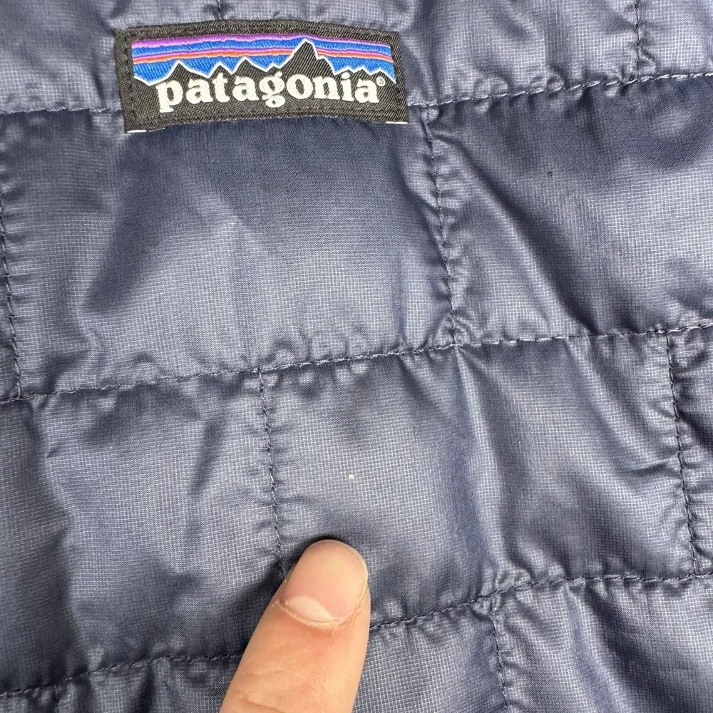 NEW - Patagonia Nano Puff Vest XL Mens Navy Blue Google Cloud Puffer 84242 -Read